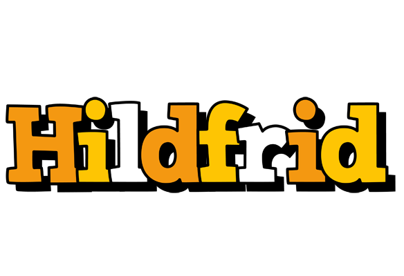 Hildfrid cartoon logo