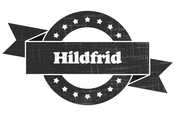 Hildfrid grunge logo