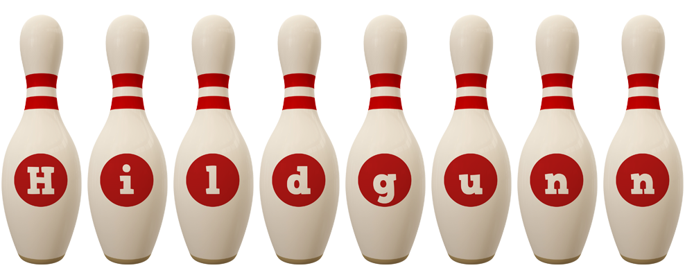 Hildgunn bowling-pin logo