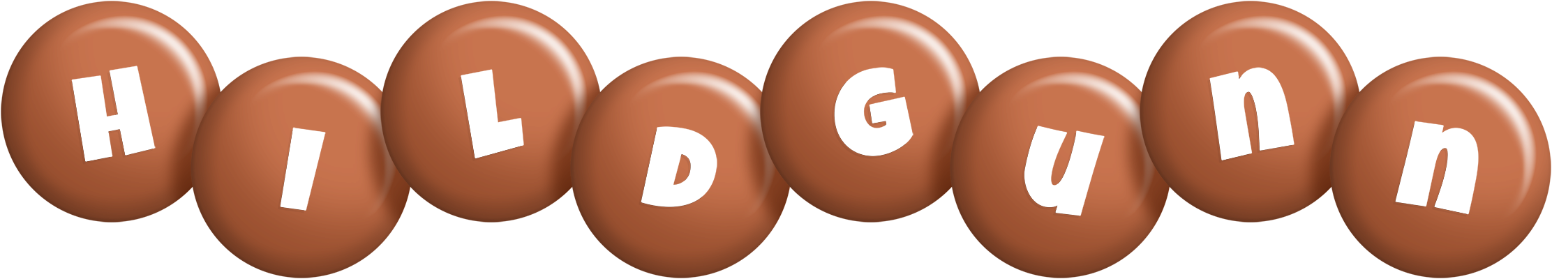 Hildgunn candy-brown logo