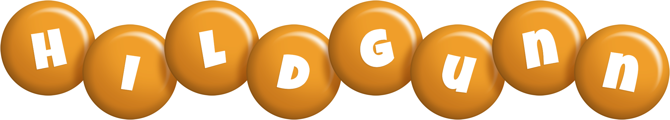 Hildgunn candy-orange logo