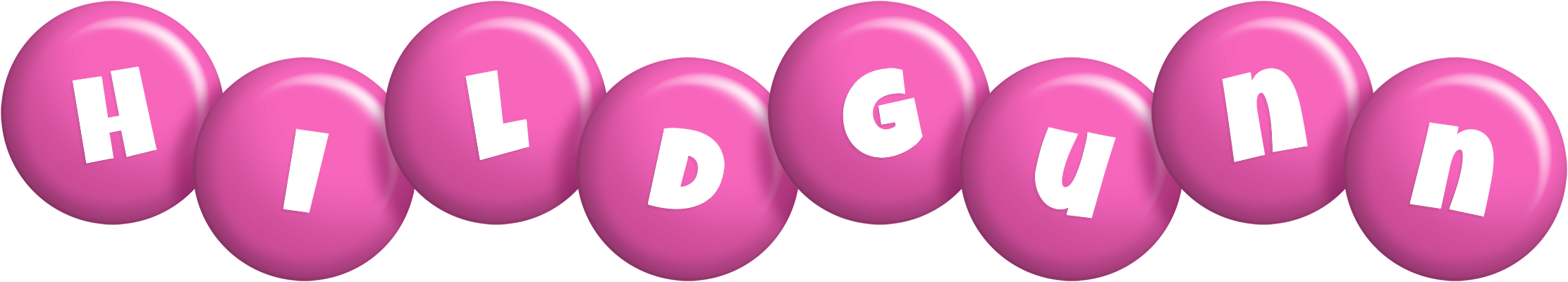 Hildgunn candy-pink logo