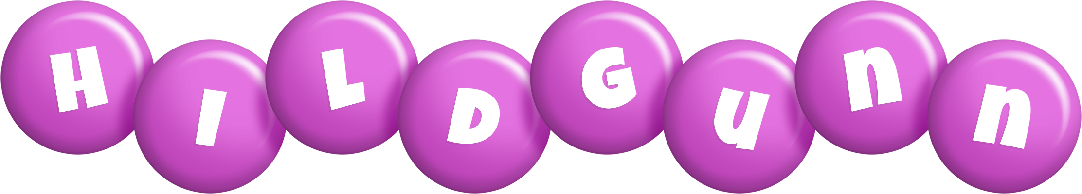 Hildgunn candy-purple logo