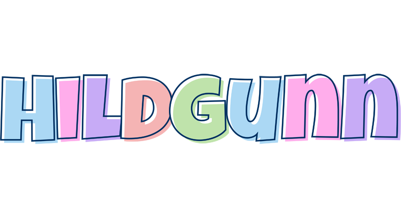 Hildgunn pastel logo
