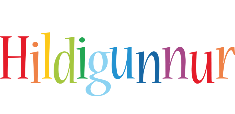 Hildigunnur birthday logo