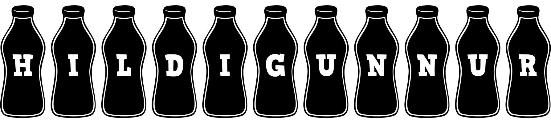 Hildigunnur bottle logo