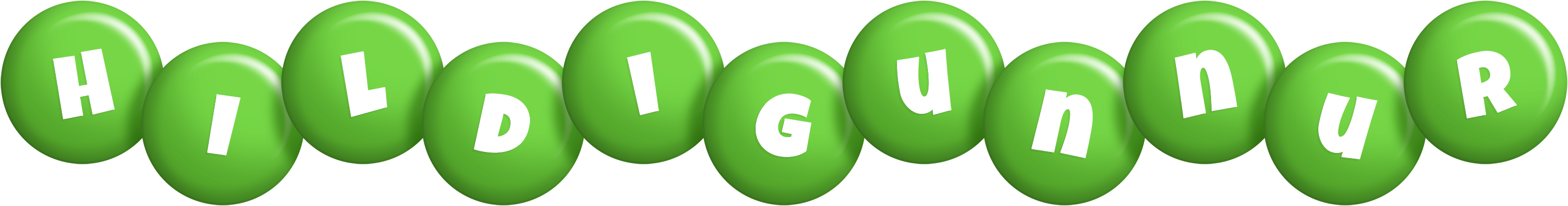 Hildigunnur candy-green logo