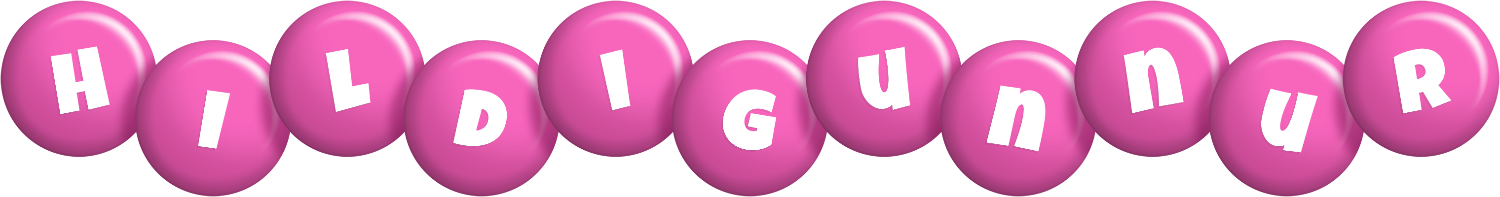 Hildigunnur candy-pink logo