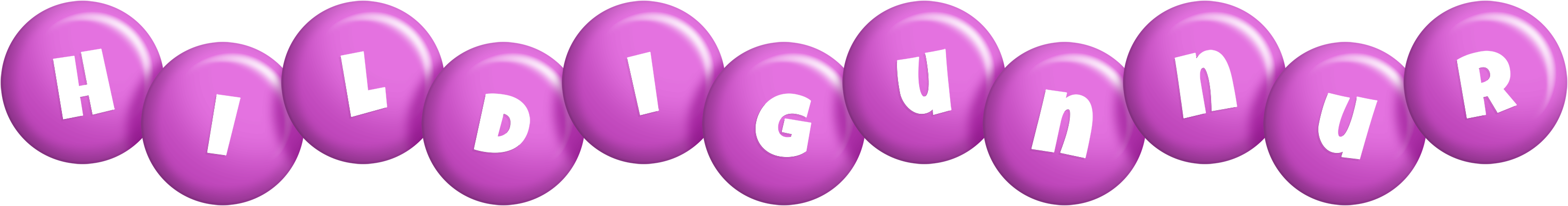 Hildigunnur candy-purple logo