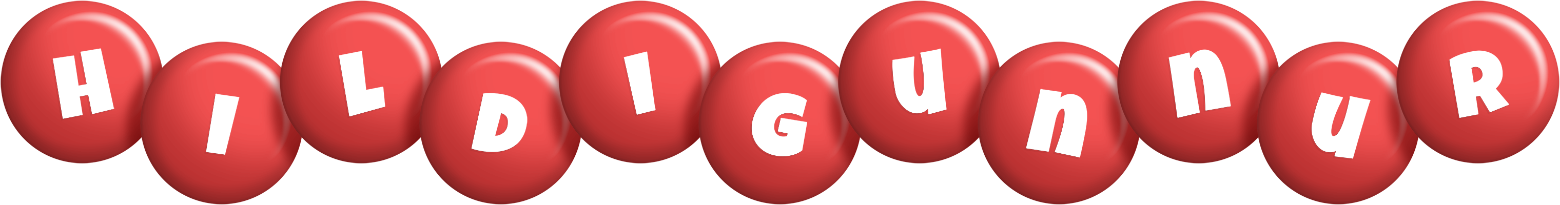 Hildigunnur candy-red logo