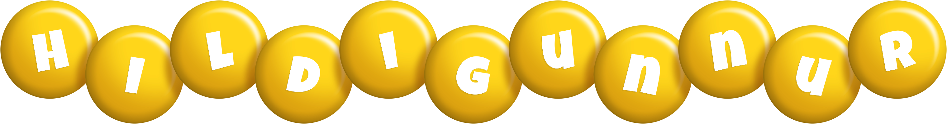 Hildigunnur candy-yellow logo