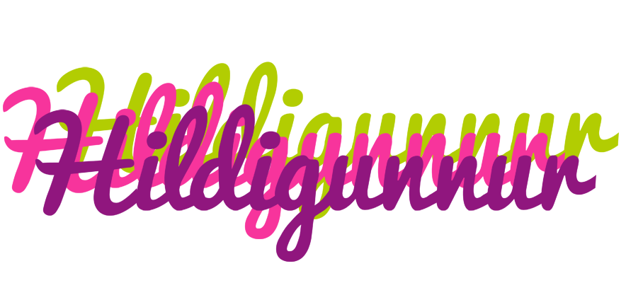 Hildigunnur flowers logo