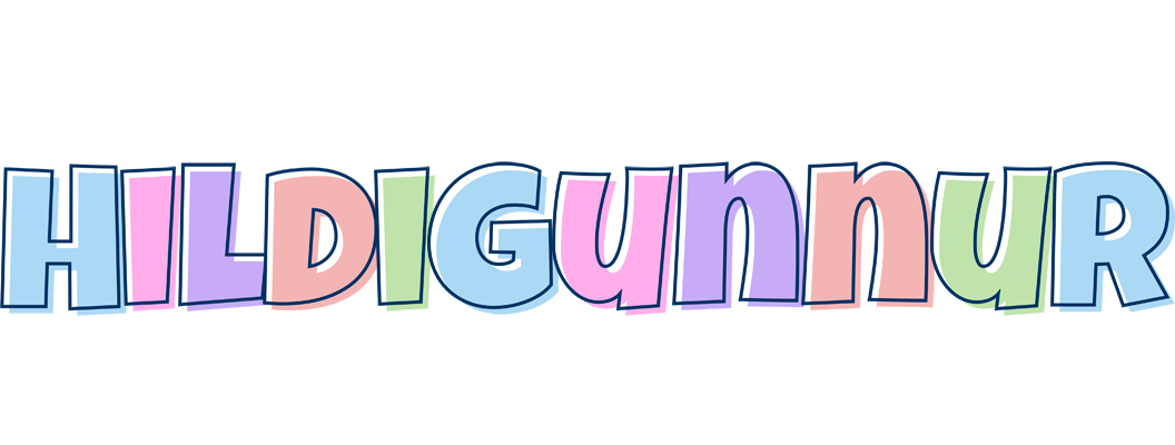 Hildigunnur pastel logo