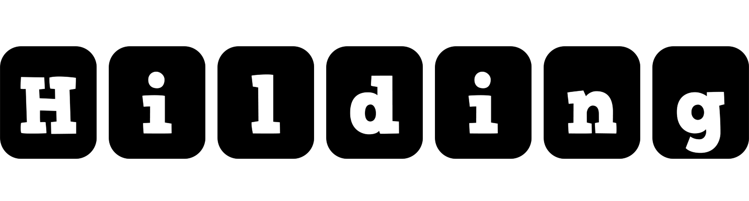 Hilding box logo