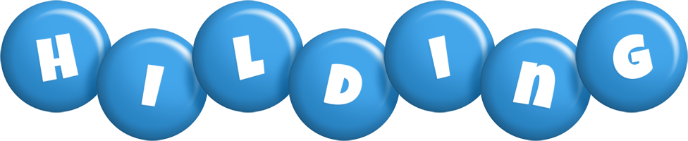 Hilding candy-blue logo