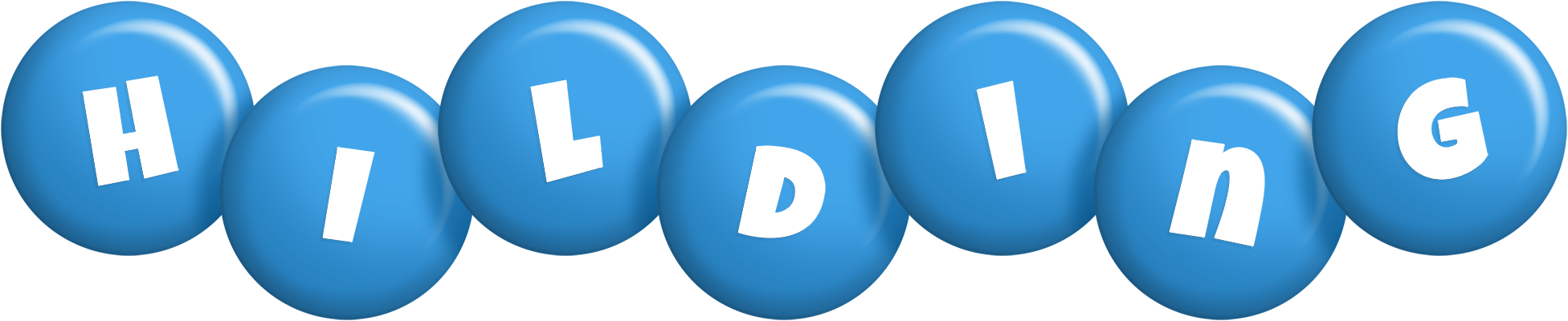Hilding candy-blue logo