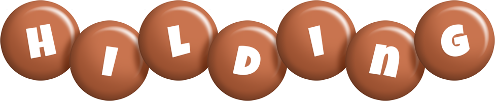 Hilding candy-brown logo