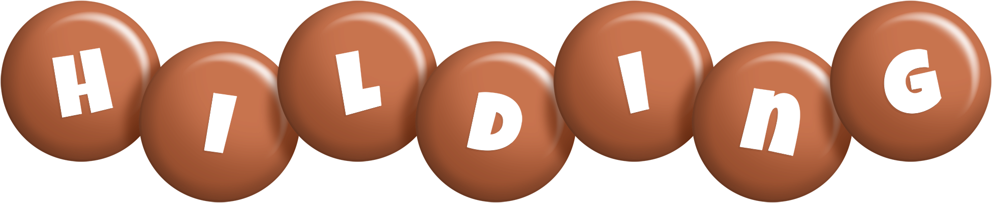 Hilding candy-brown logo