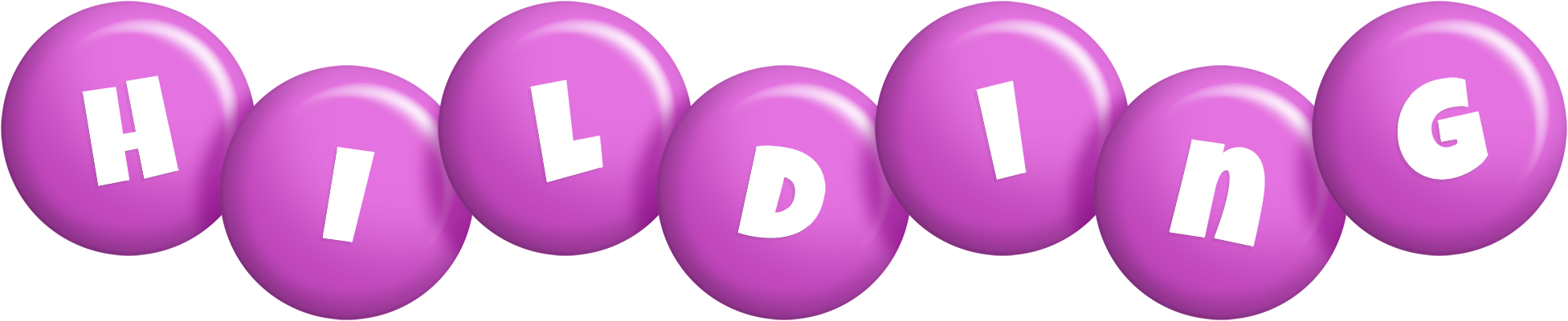 Hilding candy-purple logo