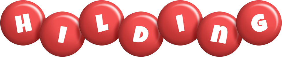 Hilding candy-red logo