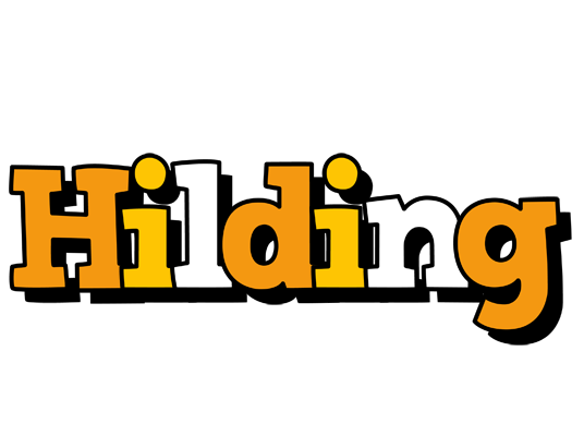 Hilding cartoon logo
