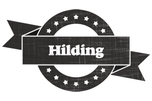 Hilding grunge logo