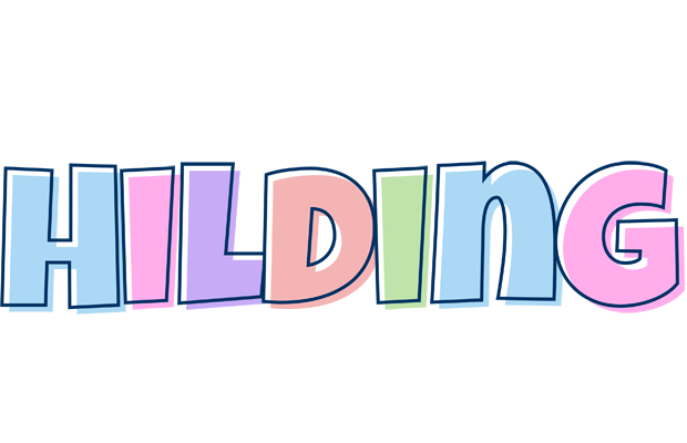 Hilding pastel logo