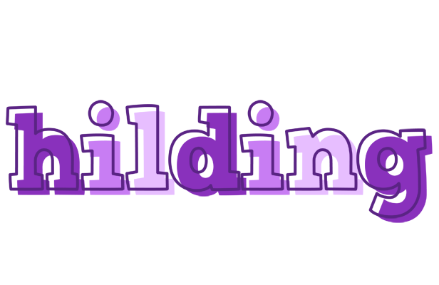 Hilding sensual logo