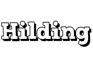 Hilding snowing logo