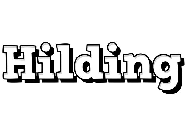 Hilding snowing logo