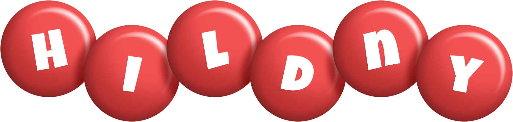 Hildny candy-red logo