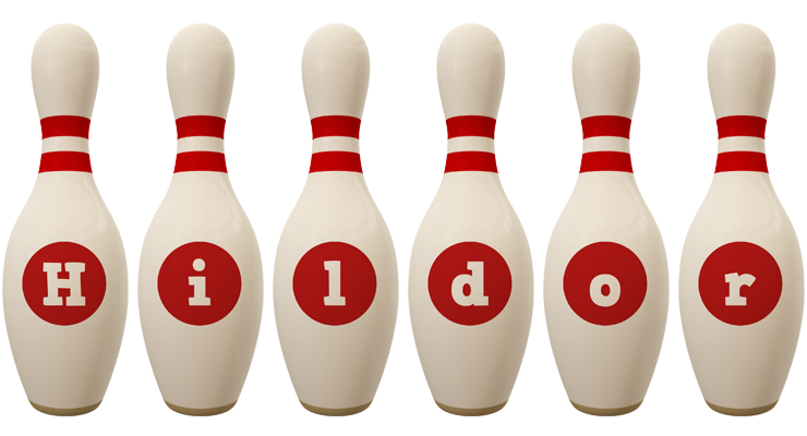 Hildor bowling-pin logo