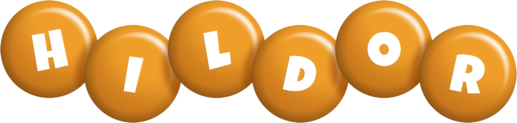 Hildor candy-orange logo