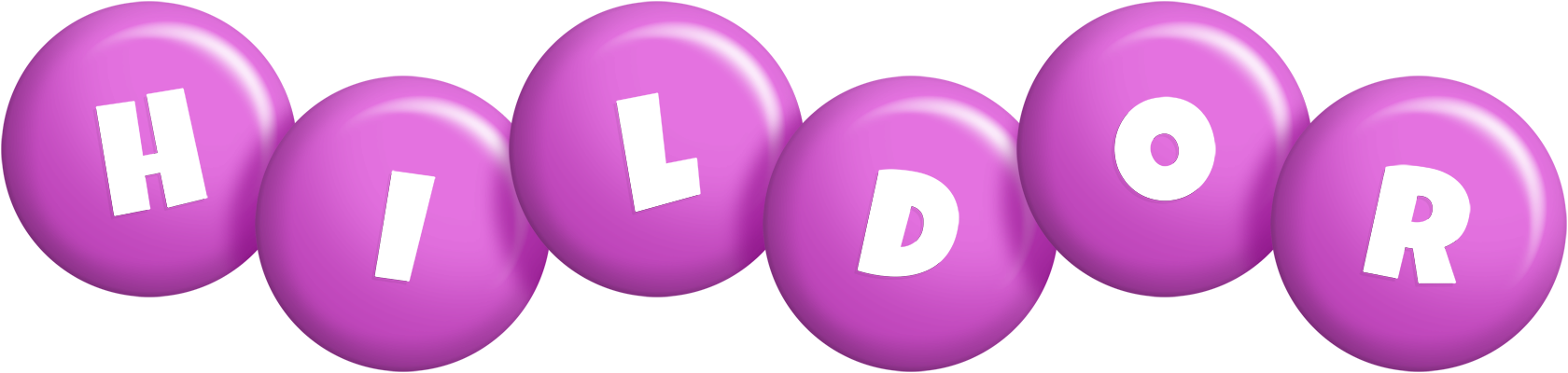 Hildor candy-purple logo