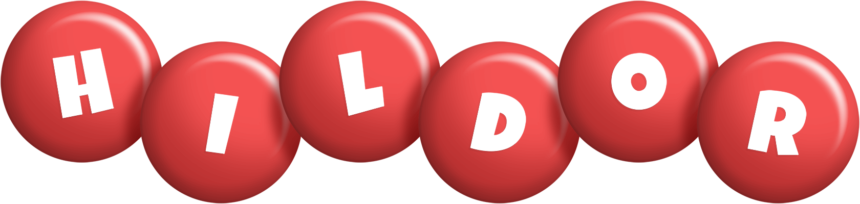 Hildor candy-red logo