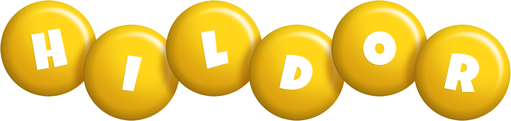 Hildor candy-yellow logo