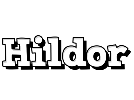 Hildor snowing logo