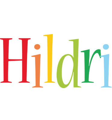 Hildri birthday logo