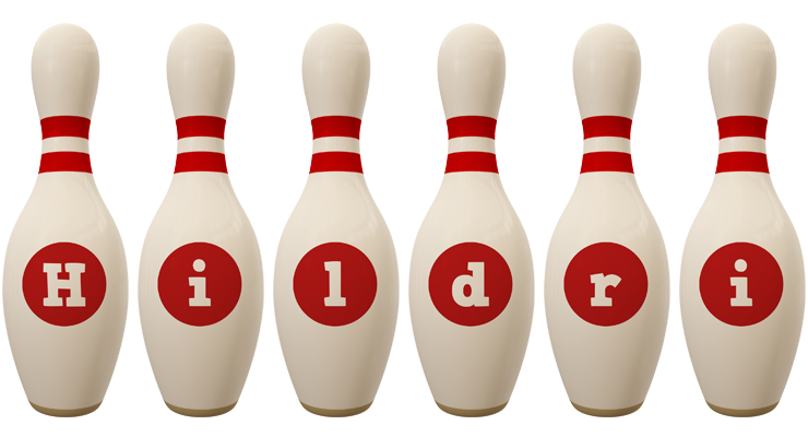 Hildri bowling-pin logo