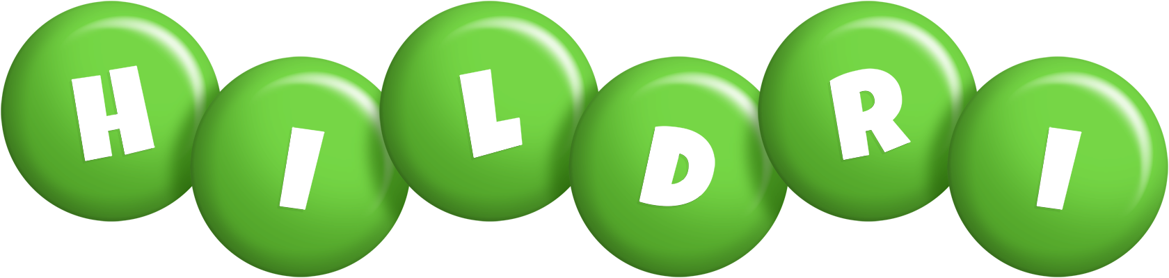 Hildri candy-green logo