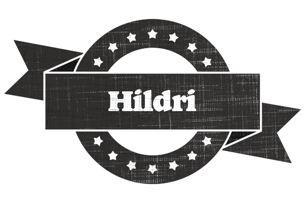 Hildri grunge logo