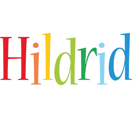 Hildrid birthday logo