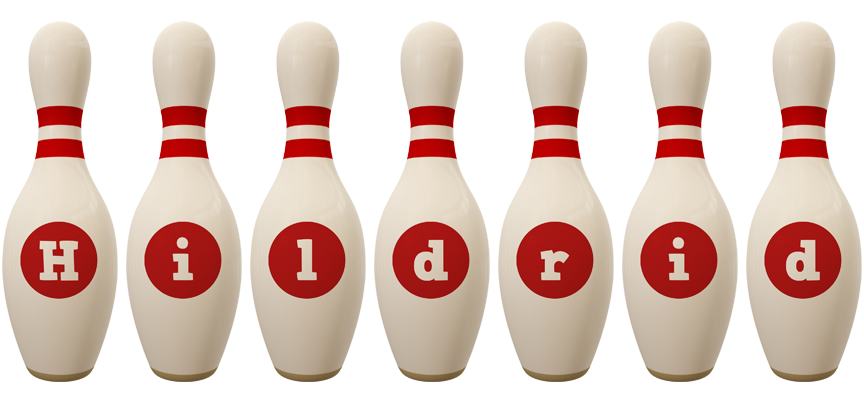 Hildrid bowling-pin logo