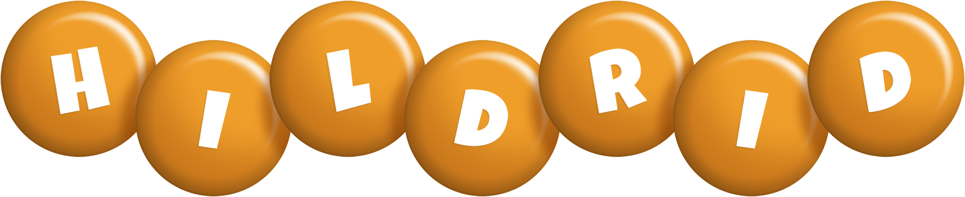 Hildrid candy-orange logo