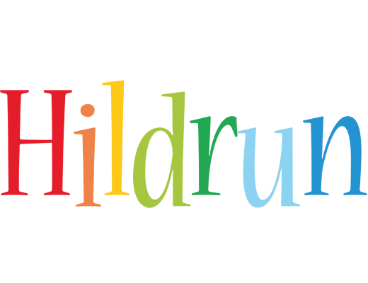 Hildrun birthday logo