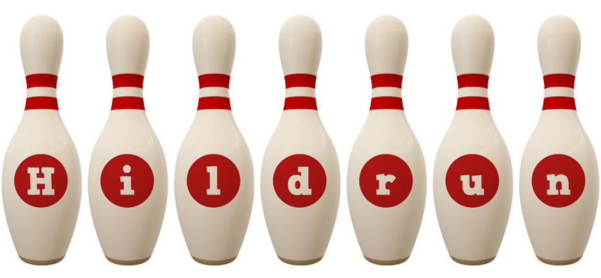 Hildrun bowling-pin logo
