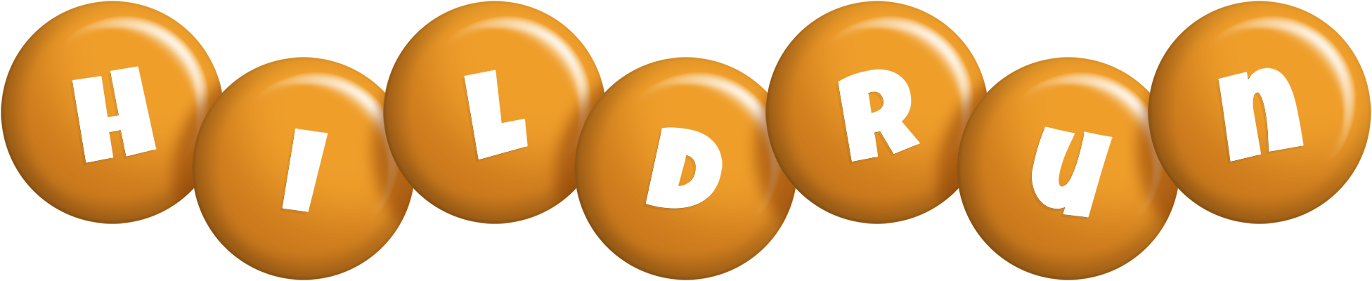 Hildrun candy-orange logo
