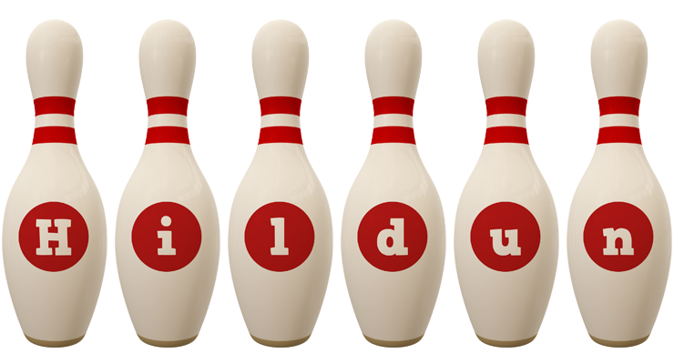 Hildun bowling-pin logo