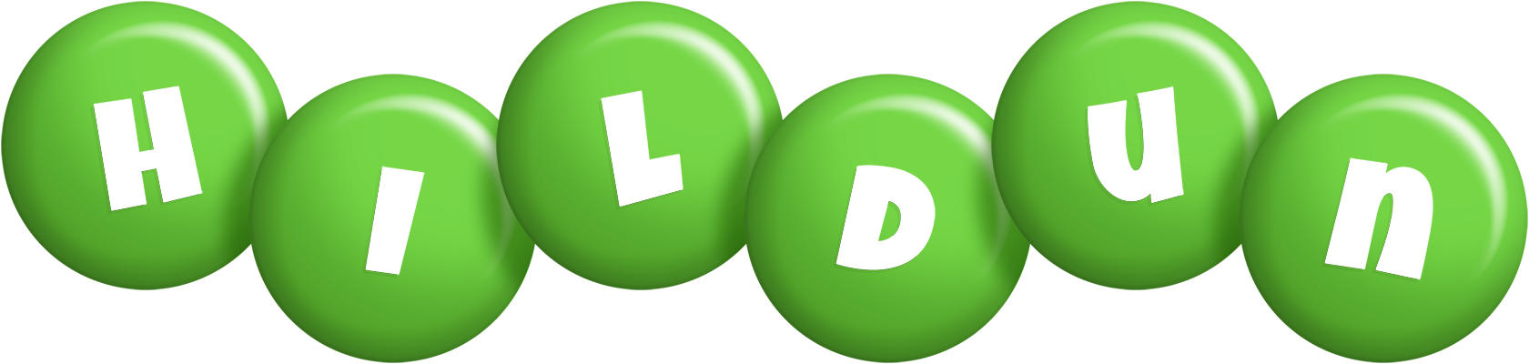 Hildun candy-green logo