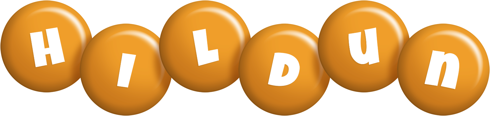 Hildun candy-orange logo